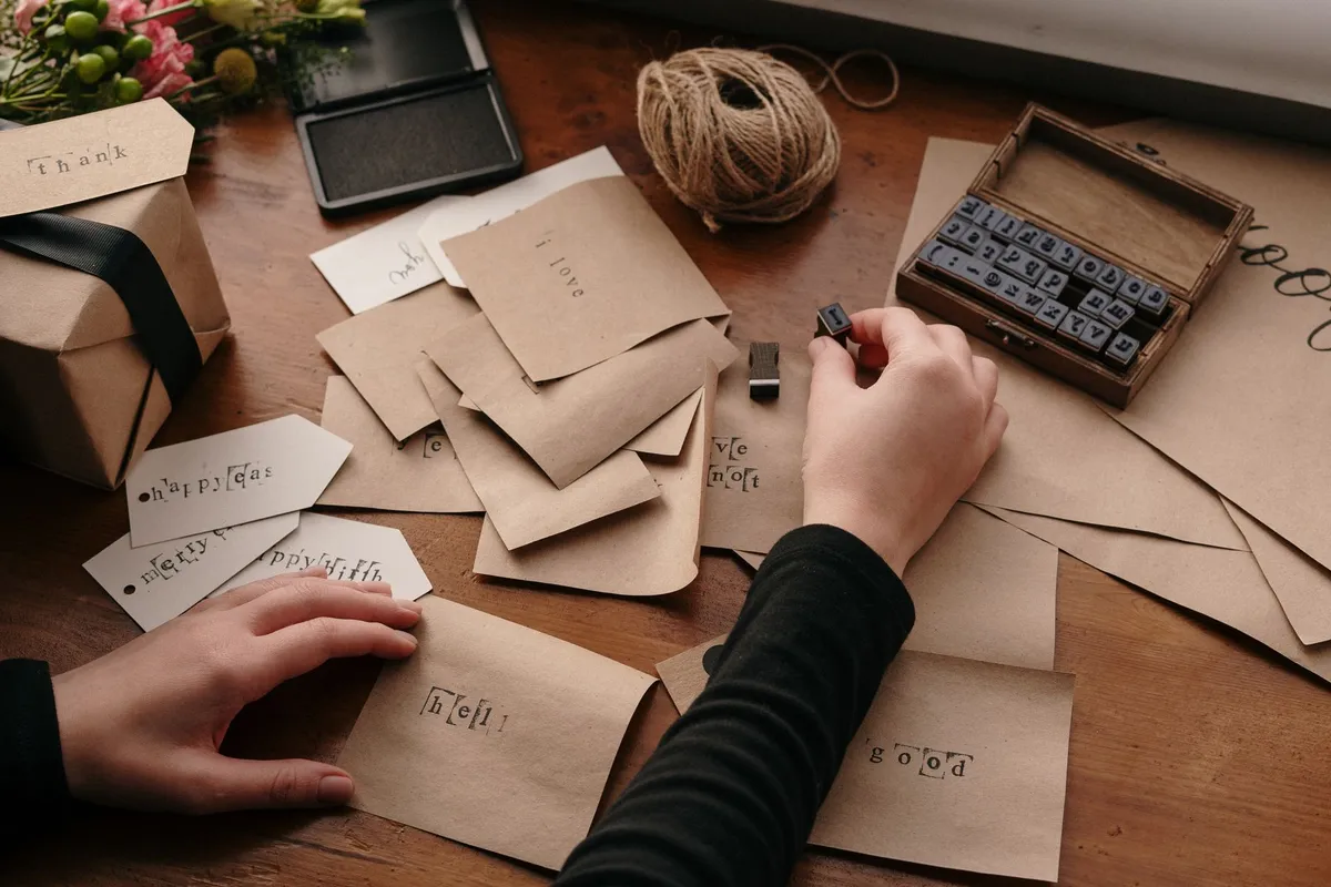 Tampons et embossage : techniques pour cartes et pages de scrapbooking